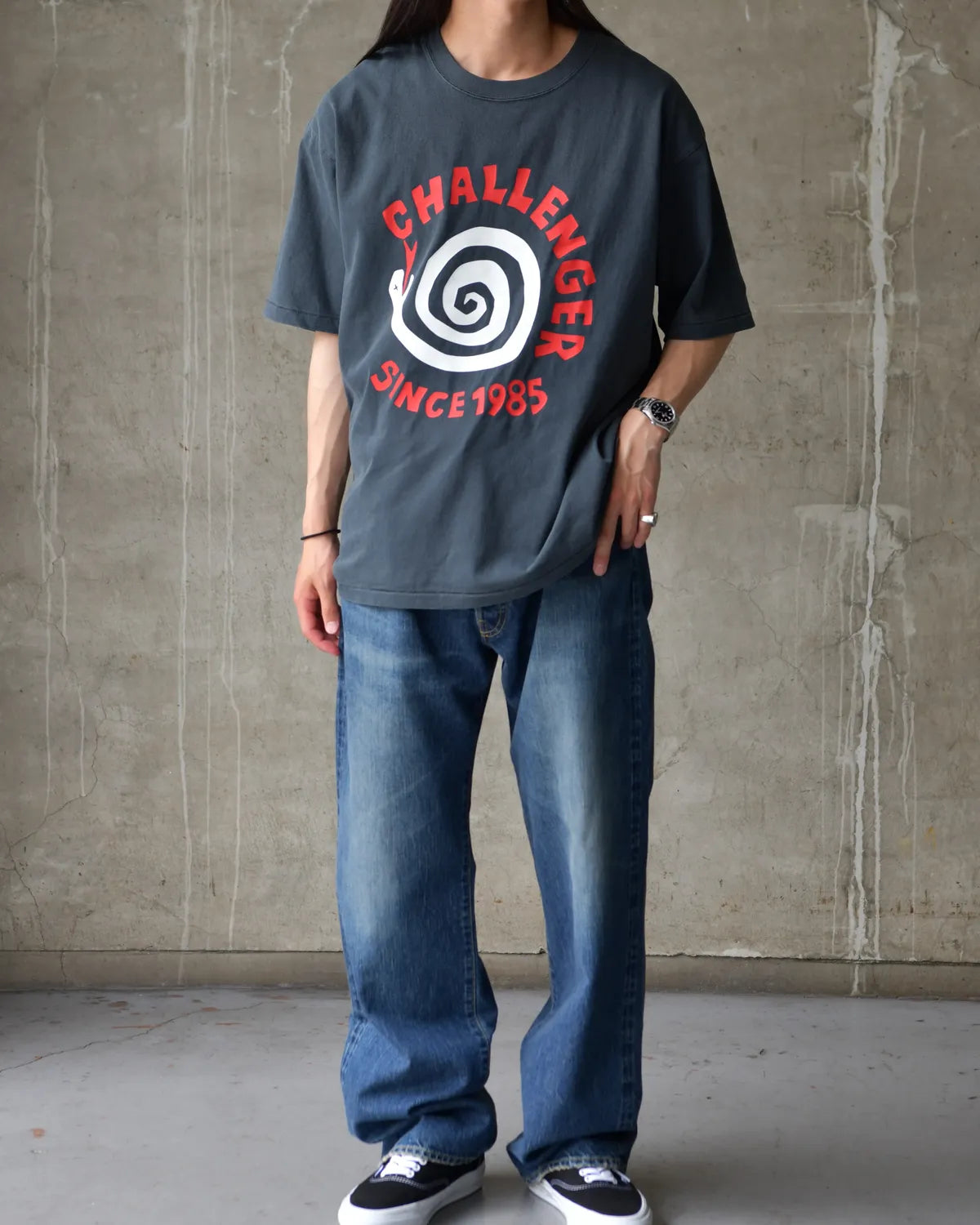 CHALLENGER / PIFMENT SPIRAL SNAKE TEE (CLG-TS 026-012)