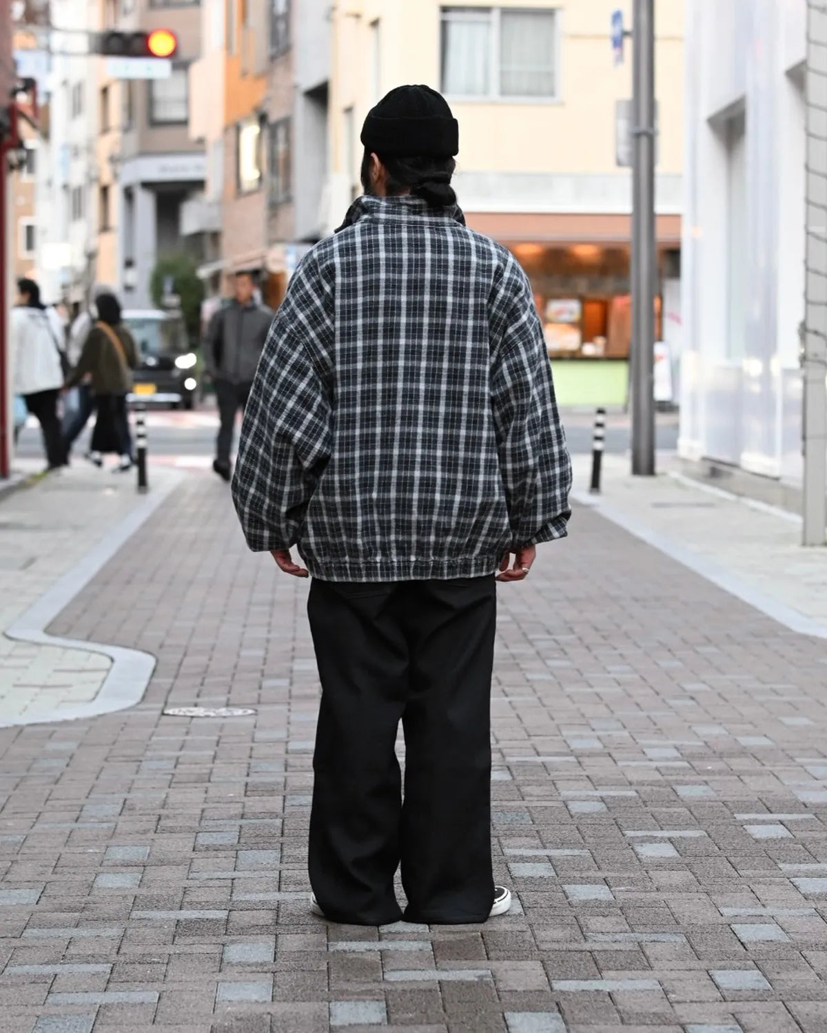 COOTIE PRODUCTIONS® / AD Processing Heavy Flannel Check Half Zip Pullover (CTE-25A408)