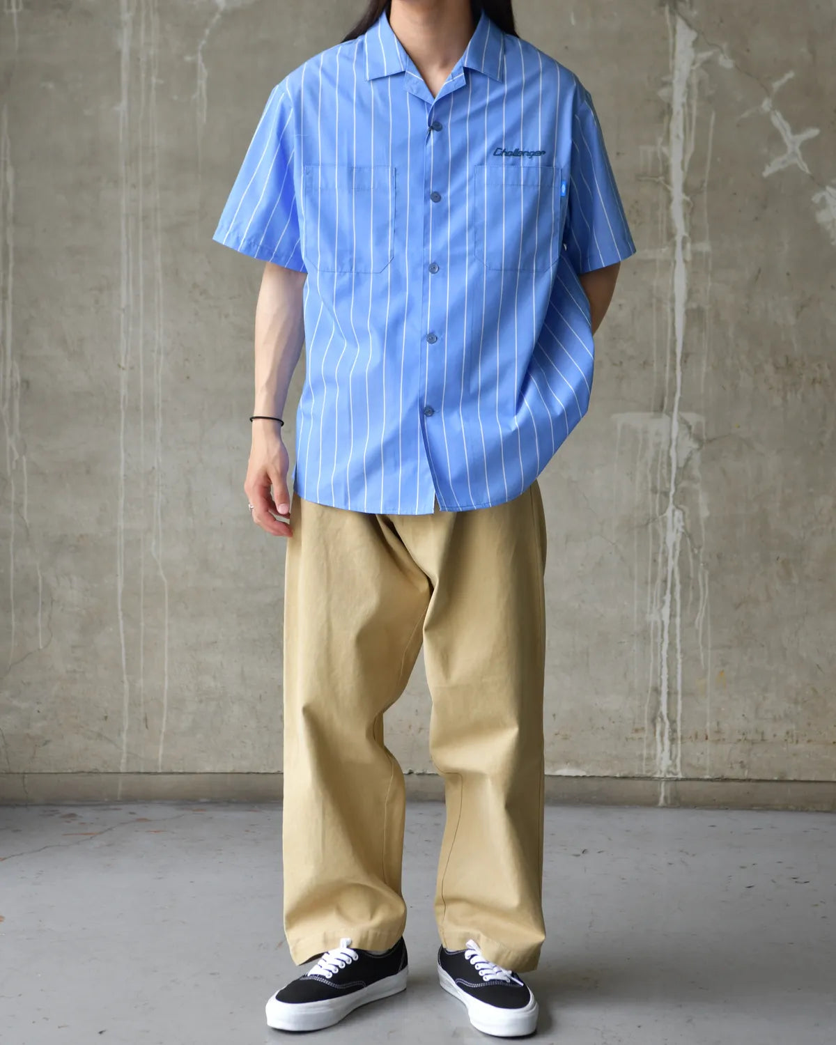 CHALLENGER / STRIPE MECHANIC SHIRTS (CLG-TS 026-003)