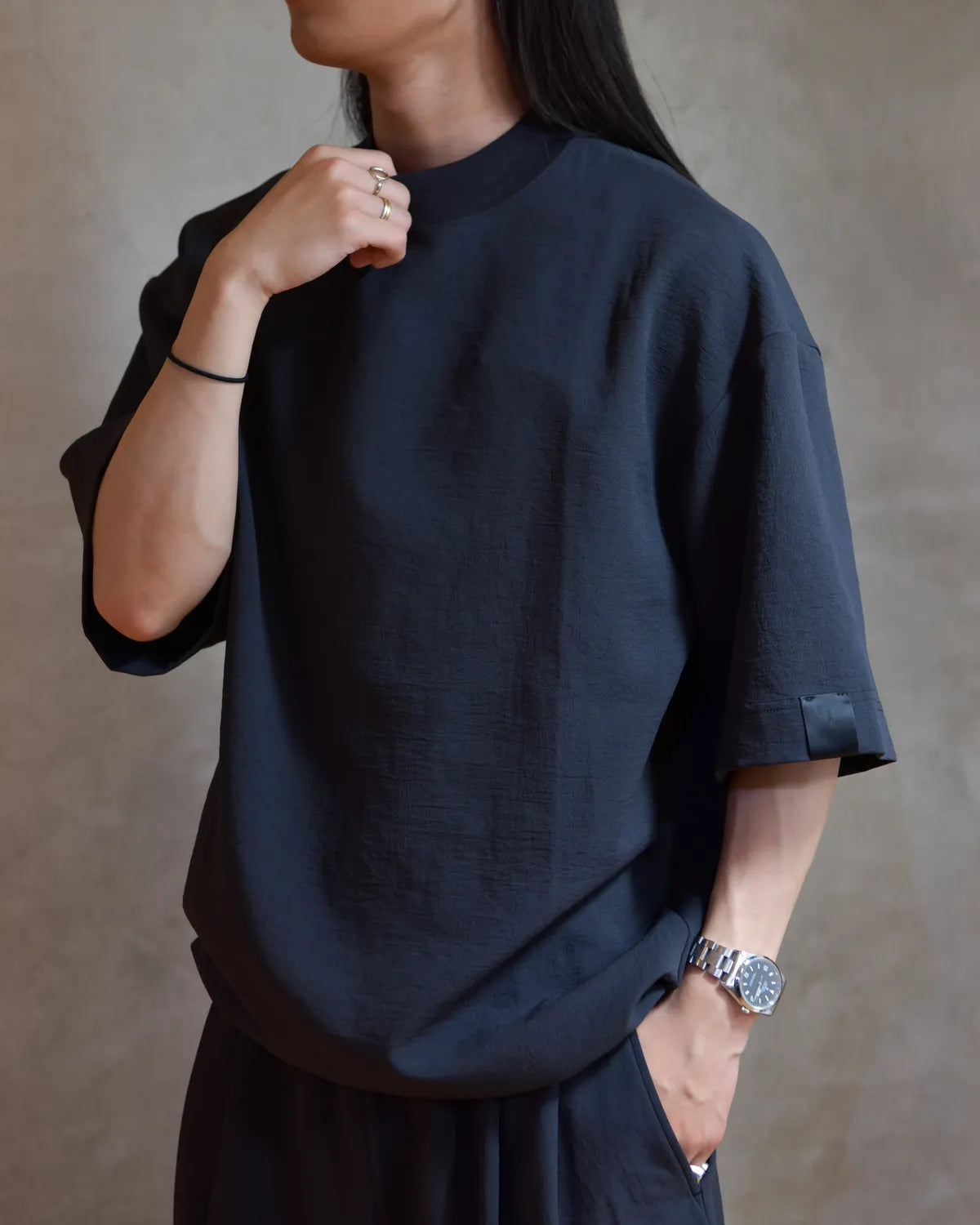 N.HOOLYWOOD COMPILE / DRAWSTRING T-SHIRT (2261-CS56-010)