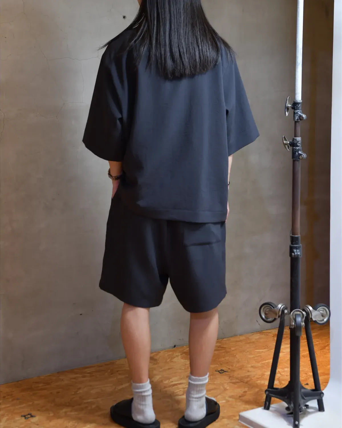 N.HOOLYWOOD COMPILE / 2TUCK EASY HALF PANTS (2261-CP50-010)