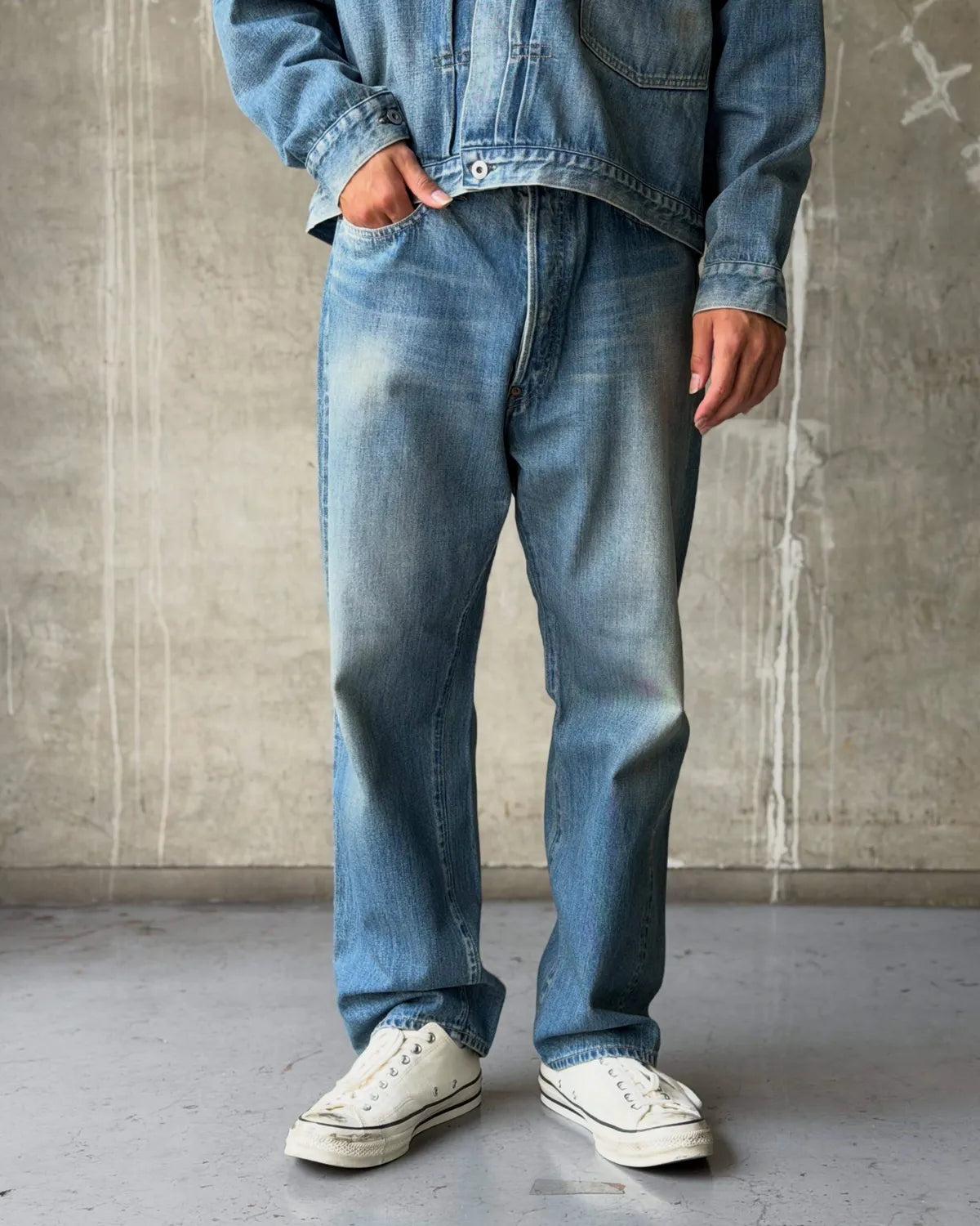 A.PRESSE / No.22 Washed Wide Denim Pants (26AAP-04-29)
