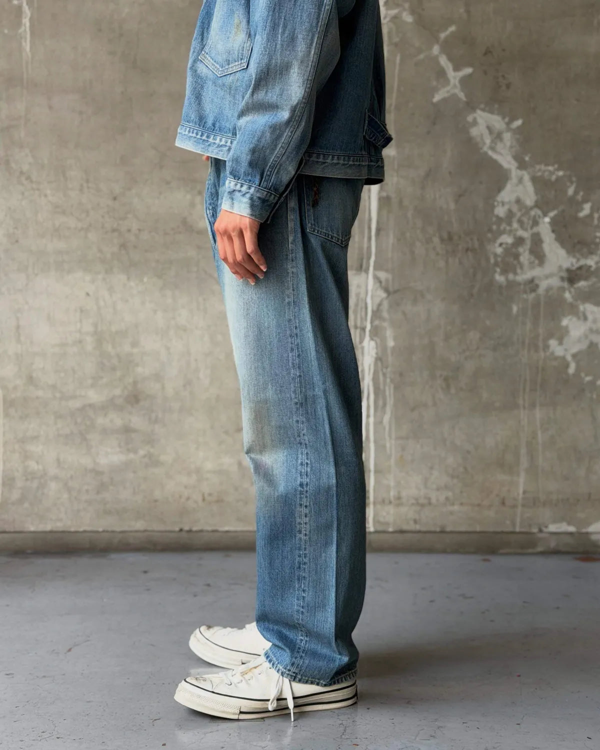 A.PRESSE / No.22 Washed Wide Denim Pants (26AAP-04-29)