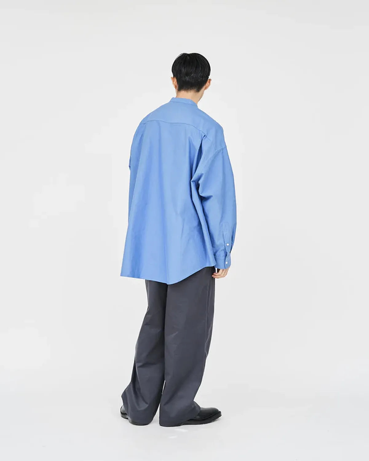 Graphpaper / Oxford Pique Jersey L/S Oversized BD Shirt