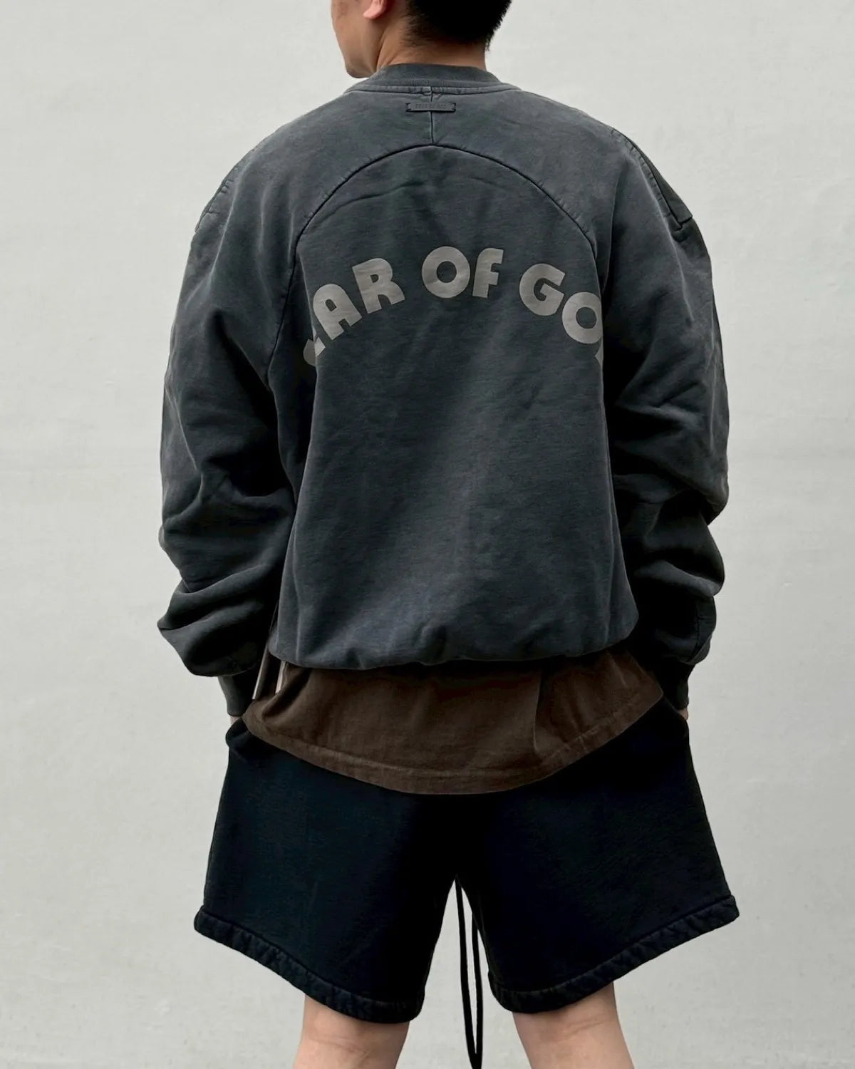 FEAR OF GOD / BASEBALL CLASSIC FIT HALF RAGLAN SWEATSHIRT (FG9M12-9934BHF)