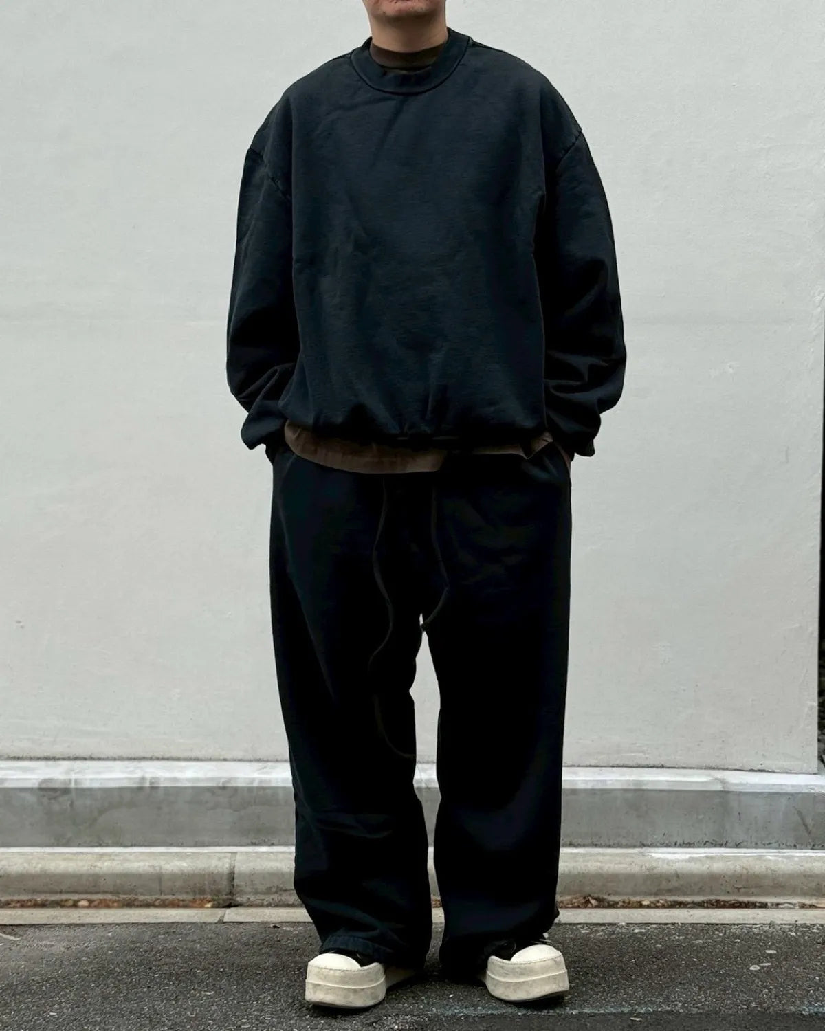FEAR OF GOD / CLASSIC FIT HALF RAGLAN SWEATSHIRT (FG9M12-9935BHF)