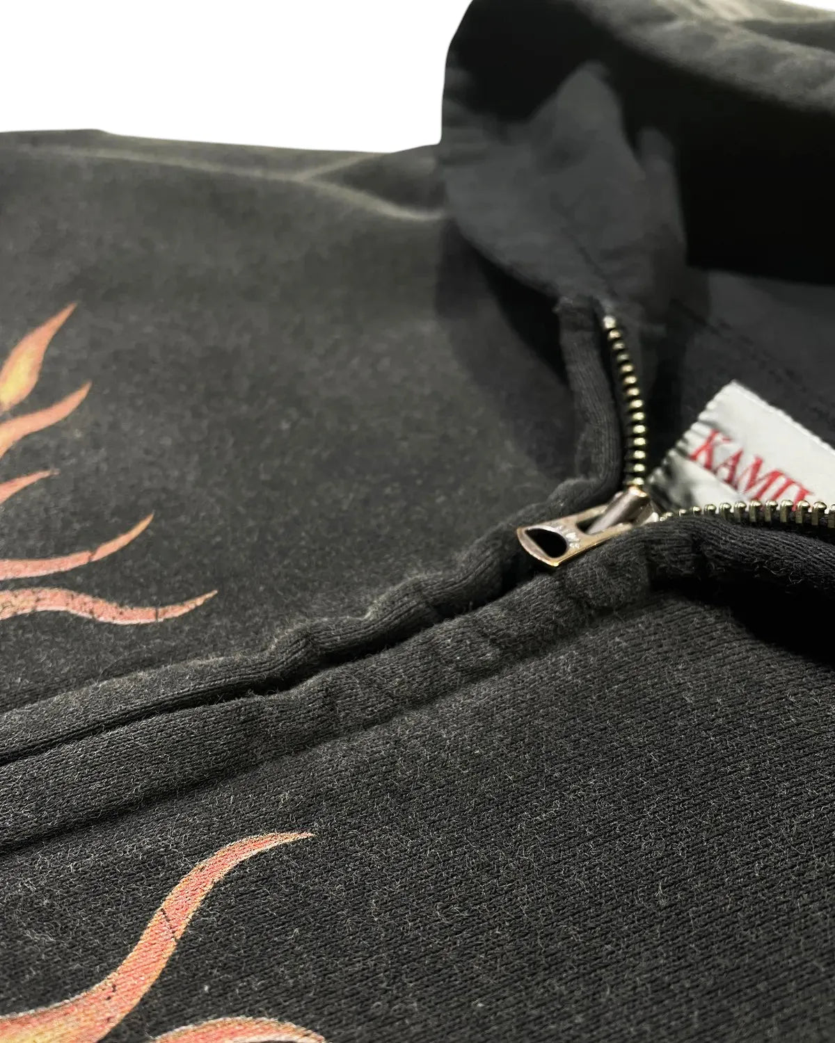 KAMIYA / "Skull Flame" Zip Hoodie (G15HD073)