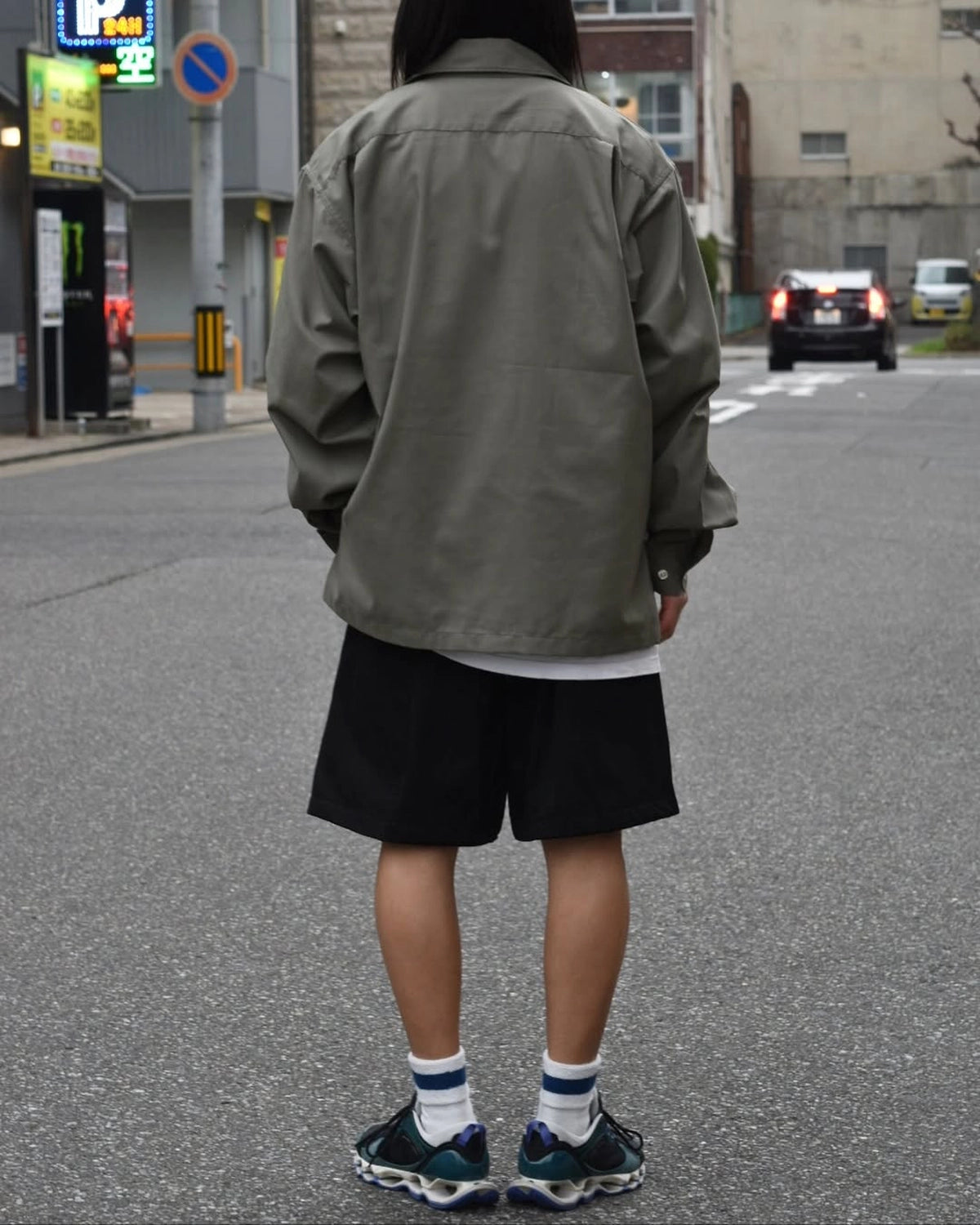 DAIWA PIER39 / TECH SPORTS OPEN COLLAR SHIRT L/S (BE-82025)