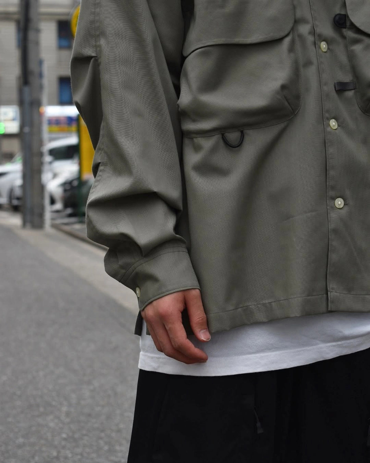 DAIWA PIER39 / TECH SPORTS OPEN COLLAR SHIRT L/S (BE-82025)