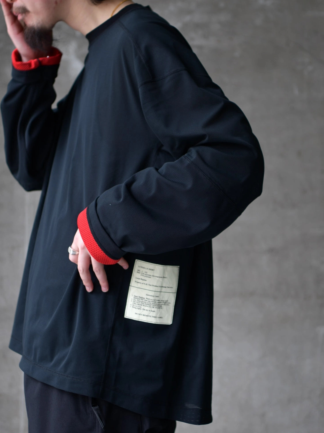 N.HOOLYWOOD TEST PRODUCT EXCHANGE SERVICE / REVERSIBLE LONG SLEEVE T-SHIRT (9261-CS02-011)