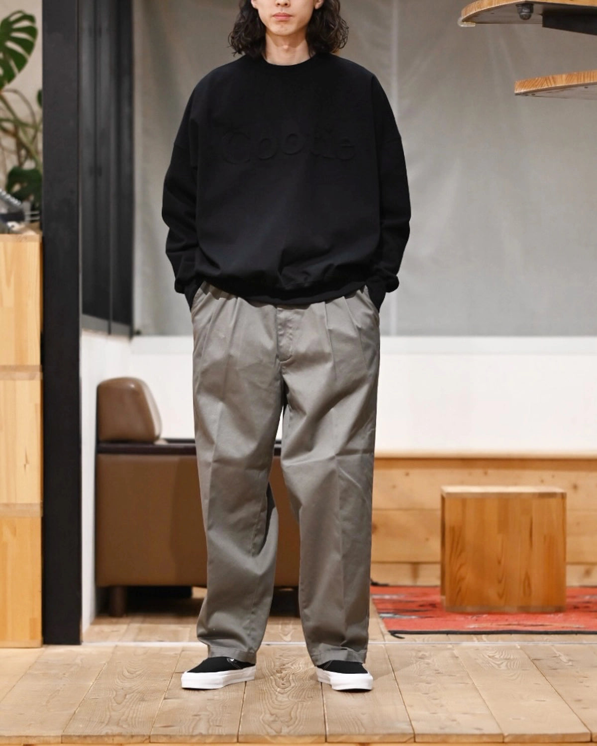COOTIE PRODUCTIONS® / Wespoint 2 Tuck Easy Trousers (CTE-25A124)