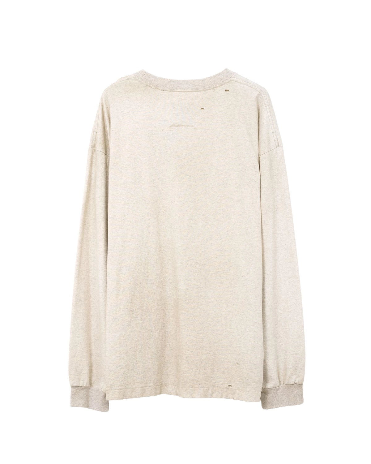Maison MIHARA YASUHIRO / Dog Printed Embellished Distressed Long Sleeve T-shirt (J15LT751)