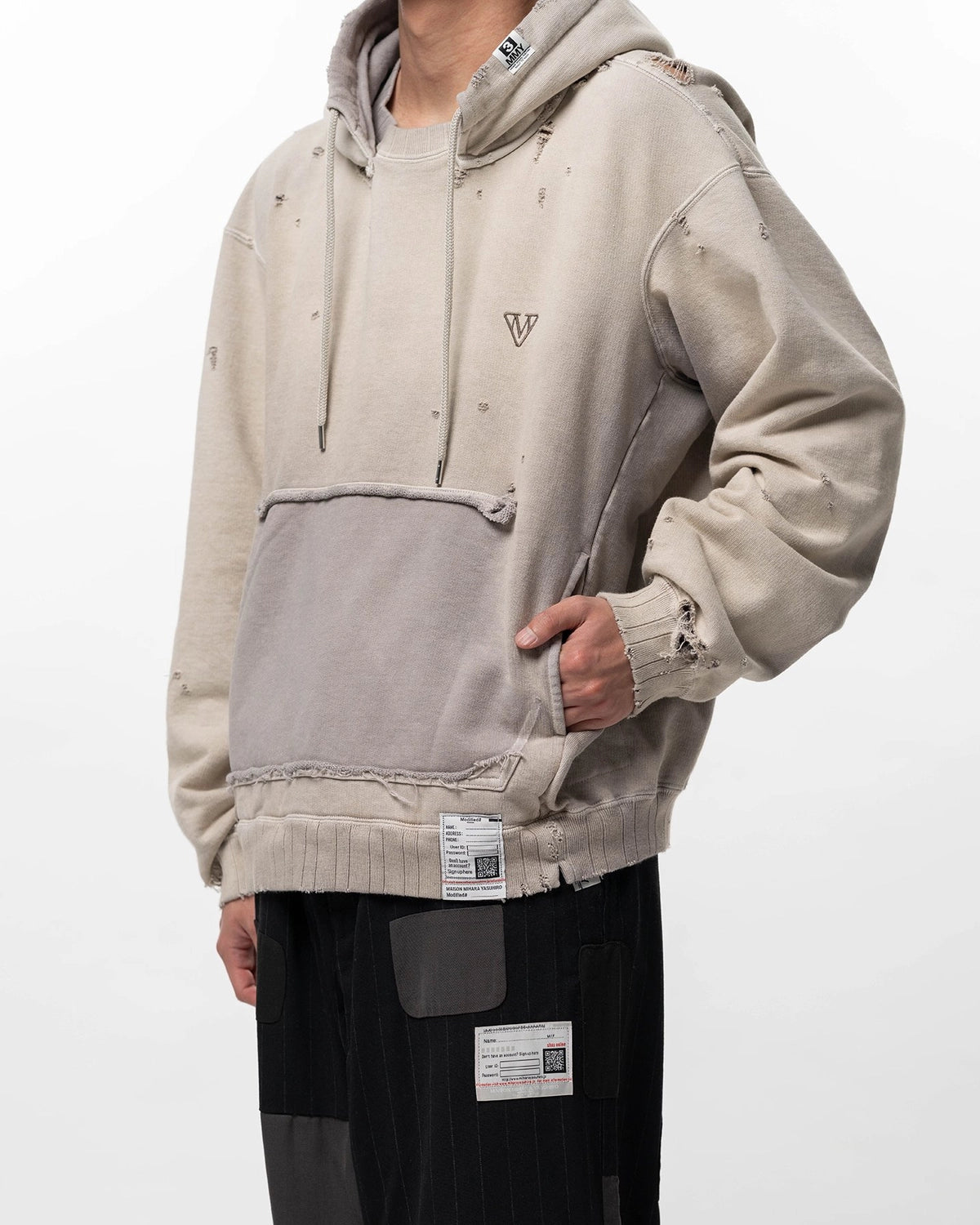 Maison MIHARA YASUHIRO / Sun Faded Like Hoodie (J16HD721)