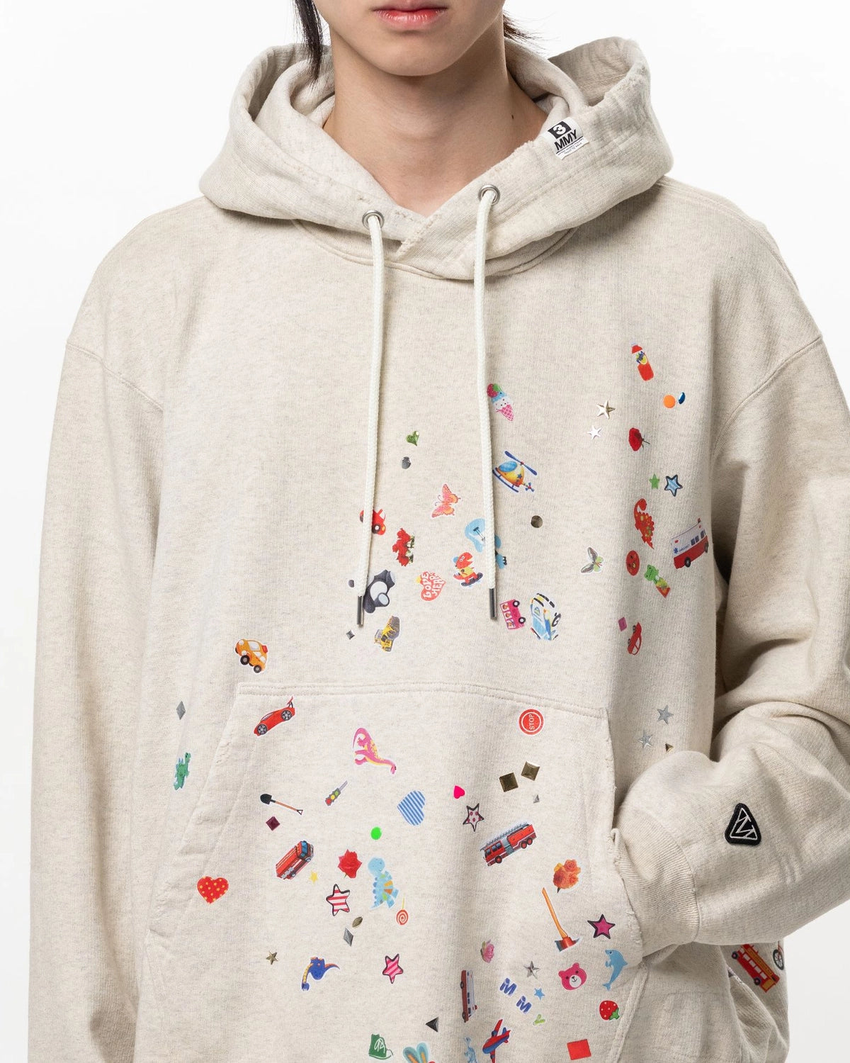 Maison MIHARA YASUHIRO / Kids Sticker Printed Hoodie (J16HD731)
