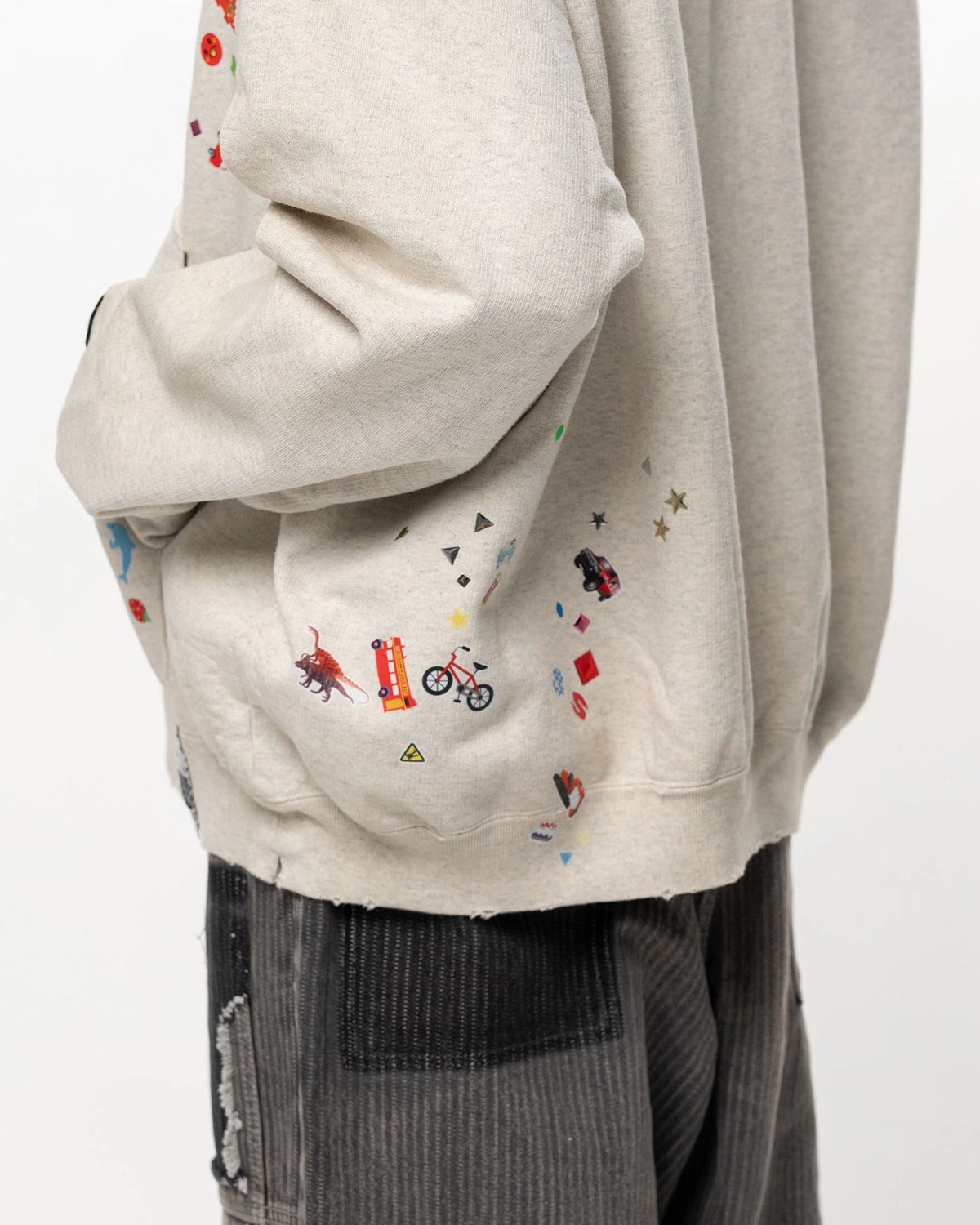 Maison MIHARA YASUHIRO / Kids Sticker Printed Hoodie (J16HD731)