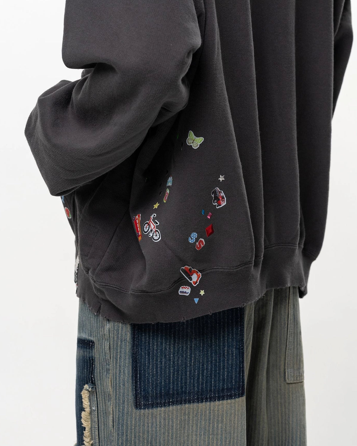 Maison MIHARA YASUHIRO / Kids Sticker Printed Hoodie (J16HD731)