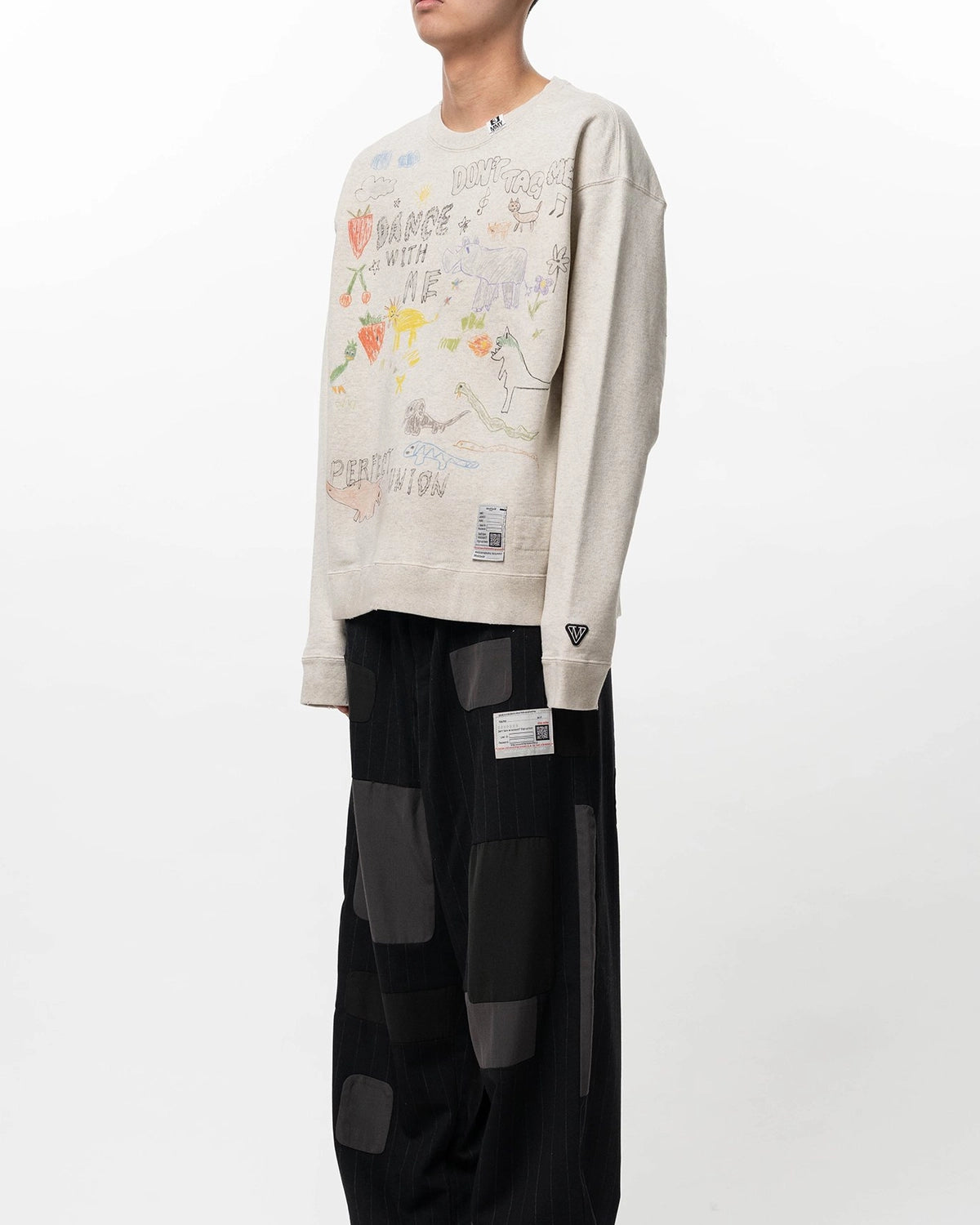 Maison MIHARA YASUHIRO / Kids Doodle Printed Sweatshirt (J16PO772)