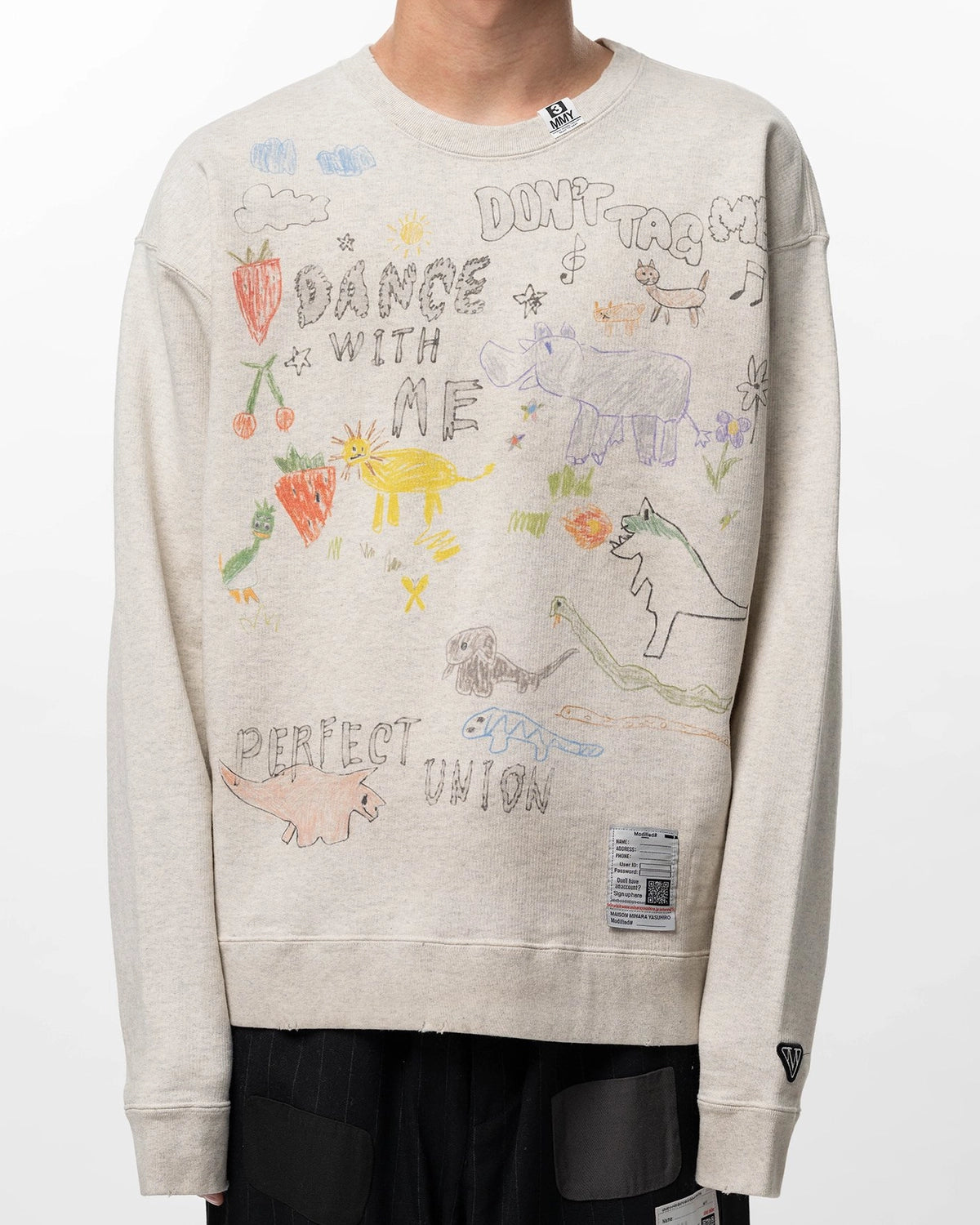 Maison MIHARA YASUHIRO / Kids Doodle Printed Sweatshirt (J16PO772)