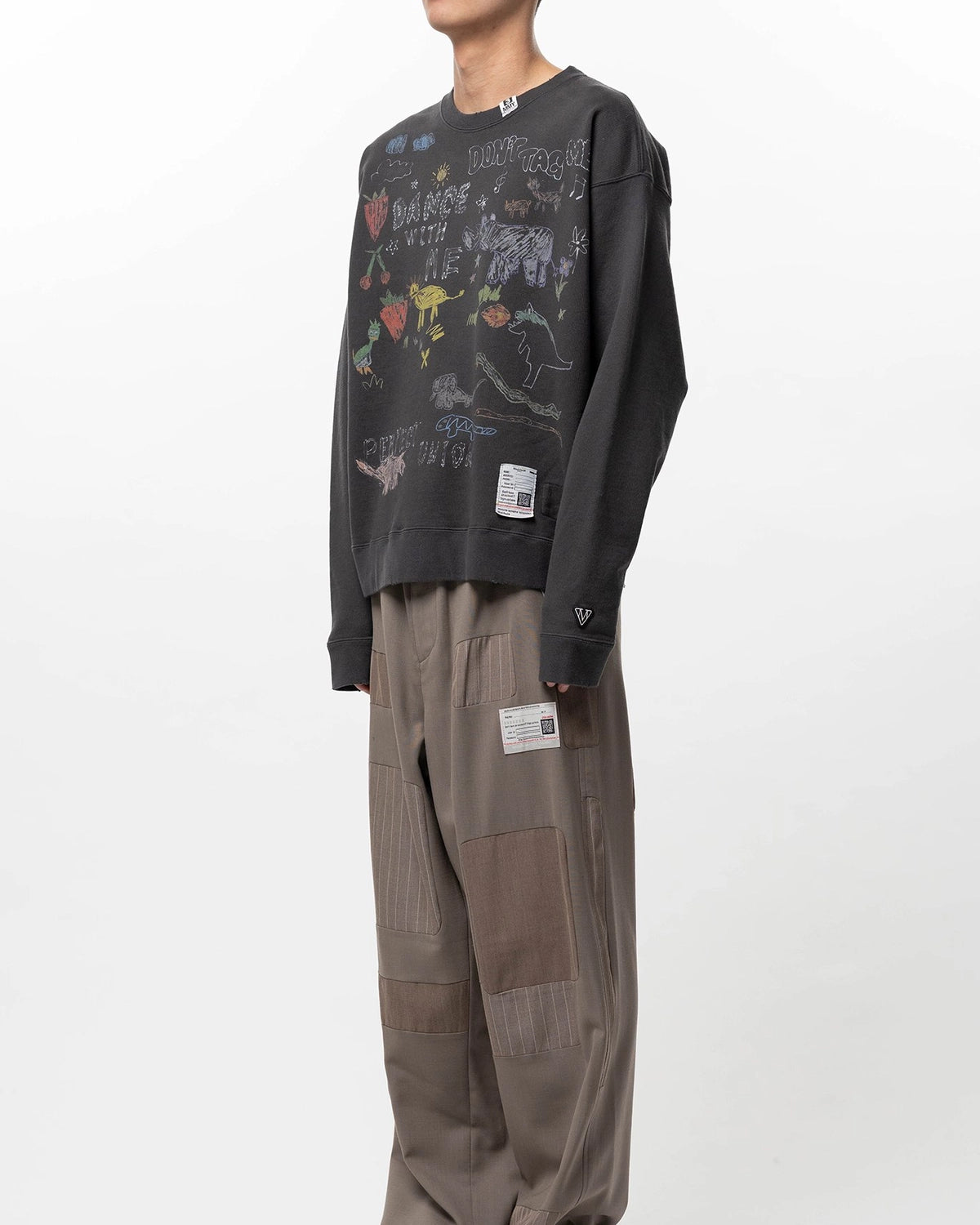 Maison MIHARA YASUHIRO / Kids Doodle Printed Sweatshirt (J16PO772)