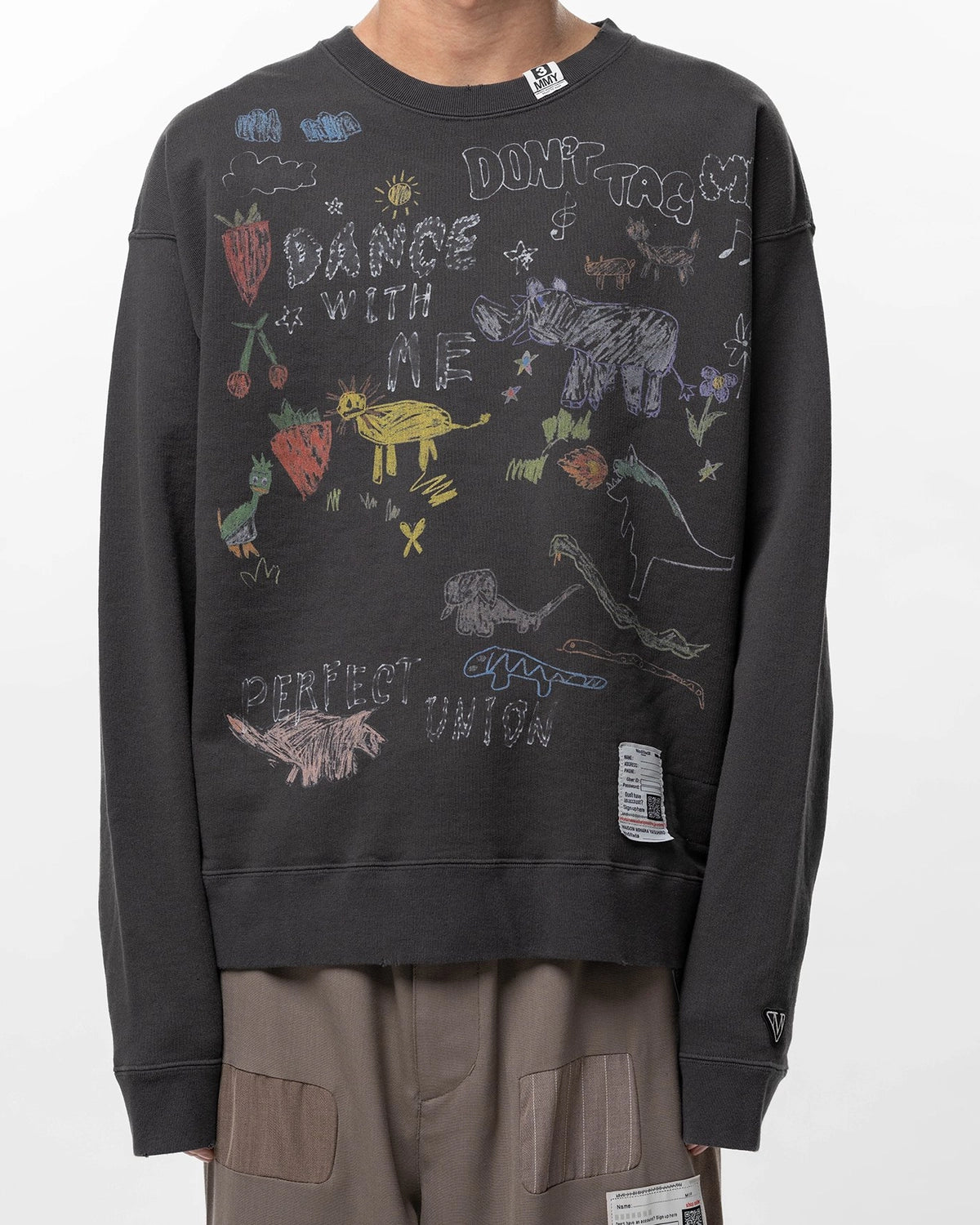 Maison MIHARA YASUHIRO / Kids Doodle Printed Sweatshirt (J16PO772)