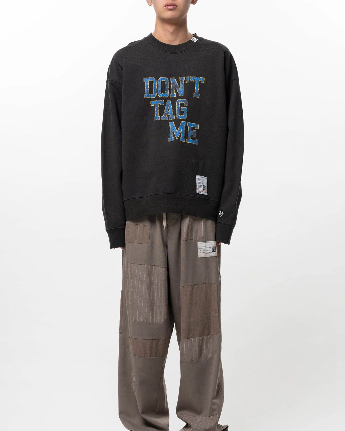 Maison MIHARA YASUHIRO / Don't Tag Me Printed Sweatshirt (J16PO782)