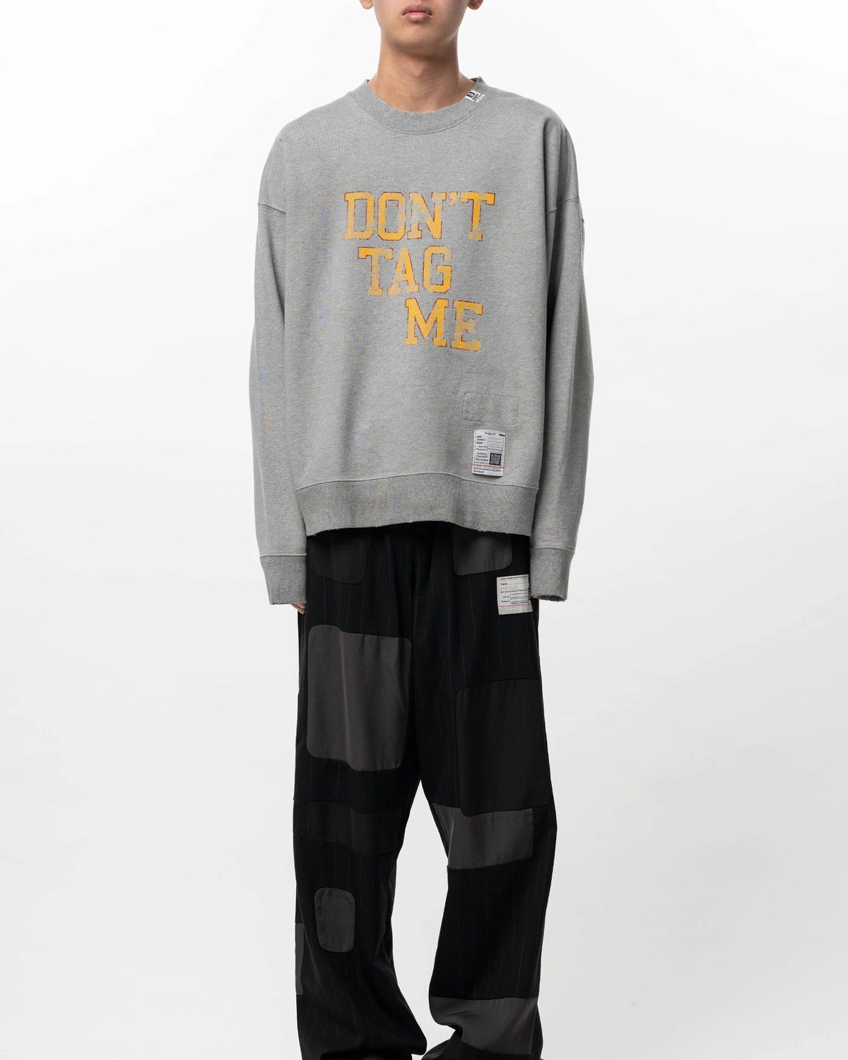 Maison MIHARA YASUHIRO / Don't Tag Me Printed Sweatshirt (J16PO782)