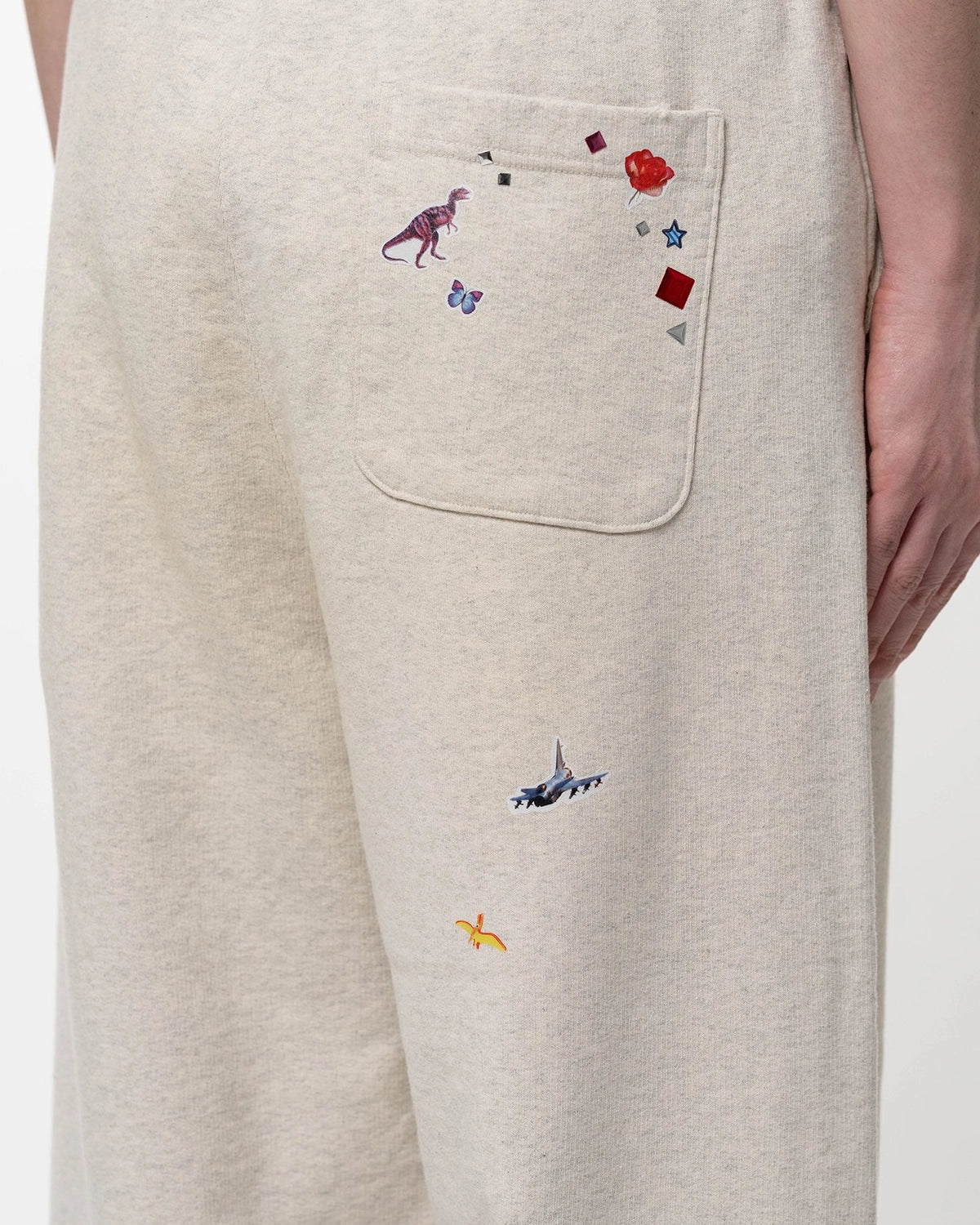 Maison MIHARA YASUHIRO / Kids Sticker Printed Sweat Pants (J16PT732)