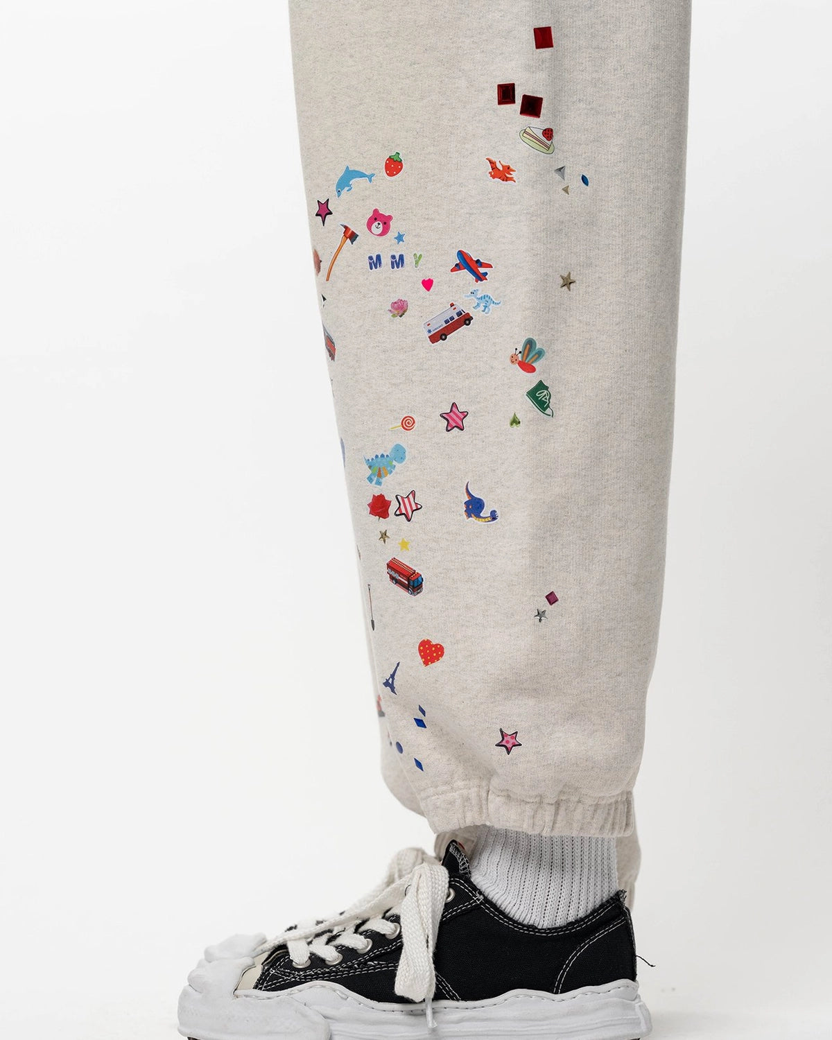 Maison MIHARA YASUHIRO / Kids Sticker Printed Sweat Pants (J16PT732)