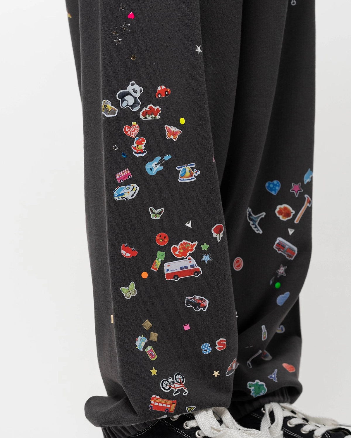 Maison MIHARA YASUHIRO / Kids Sticker Printed Sweat Pants (J16PT732)
