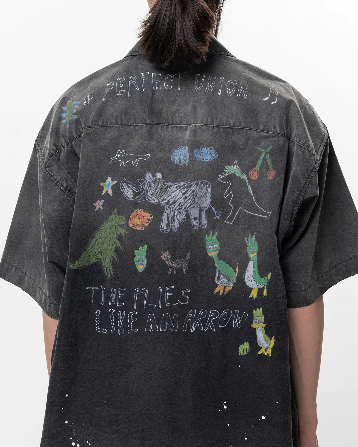 Maison MIHARA YASUHIRO / Hand Drawing Print Shirt (J16SH184)