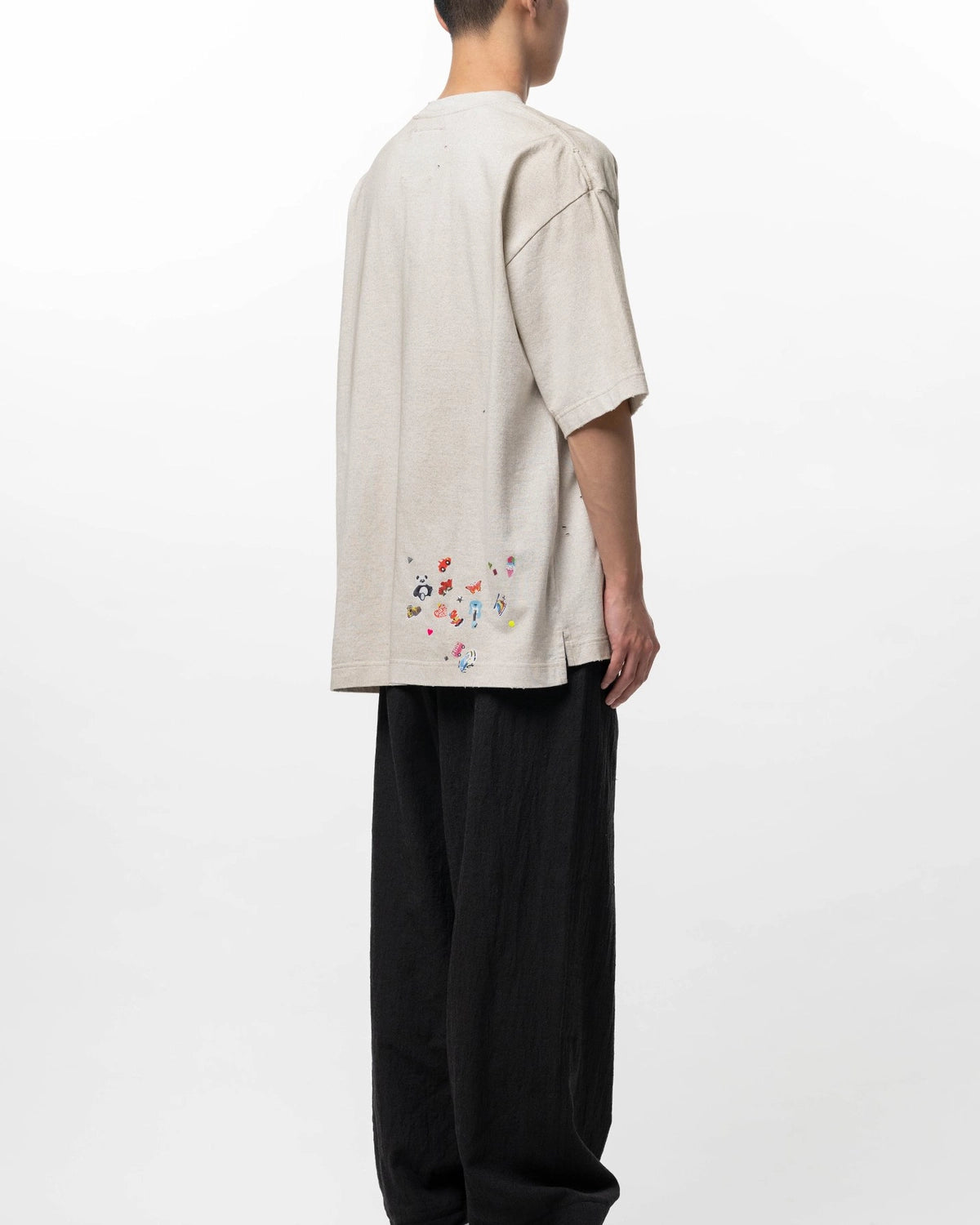 Maison MIHARA YASUHIRO / Kids Sticker Printed T-shirt (J16TS821)