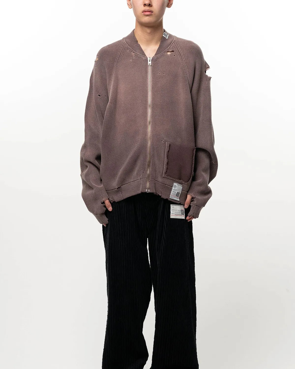 Maison MIHARA YASUHIRO / Sun Faded Like Knit Cardigan (J17CD701)