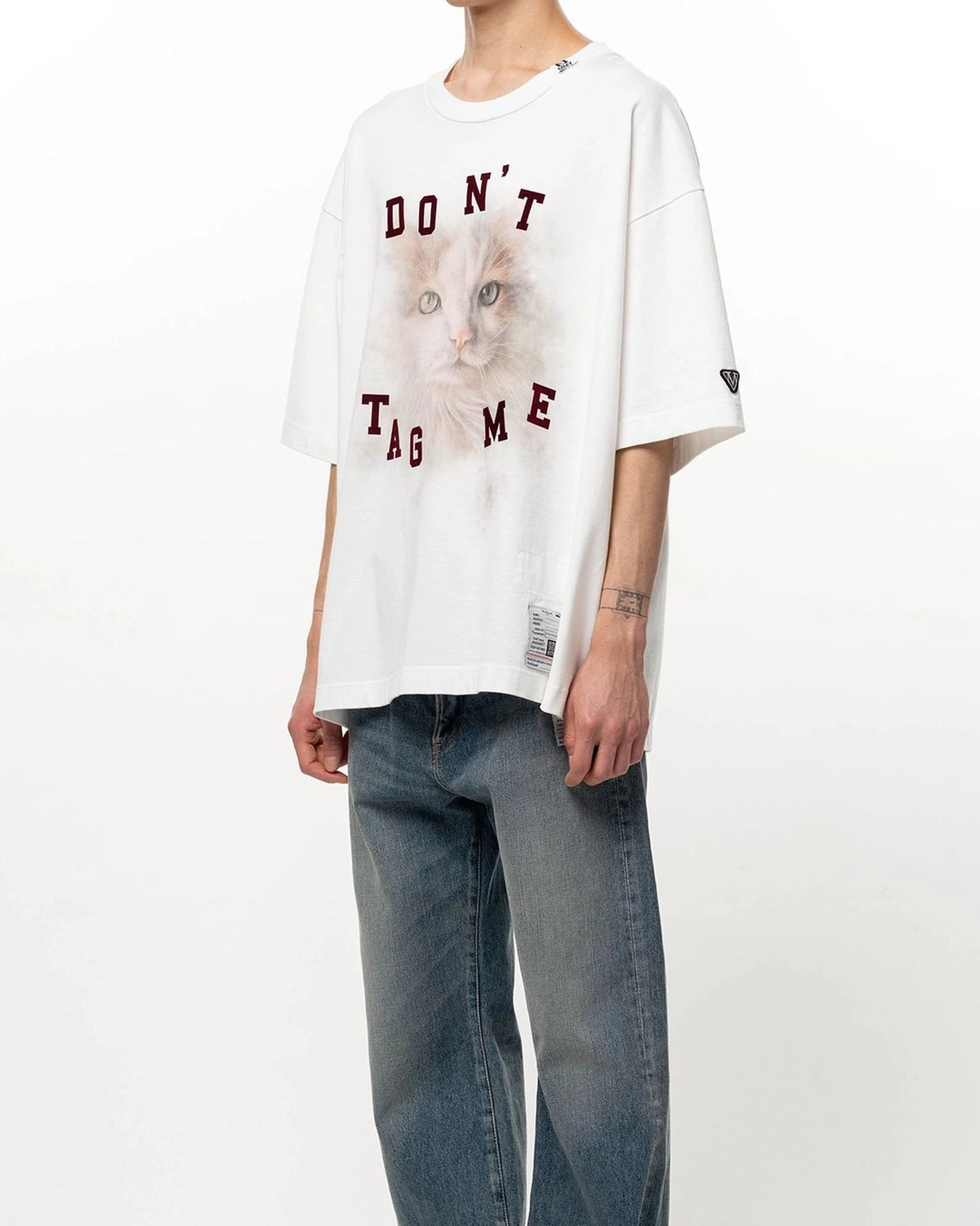 Maison MIHARA YASUHIRO / Cat Printed T-shirt (J17TS823)