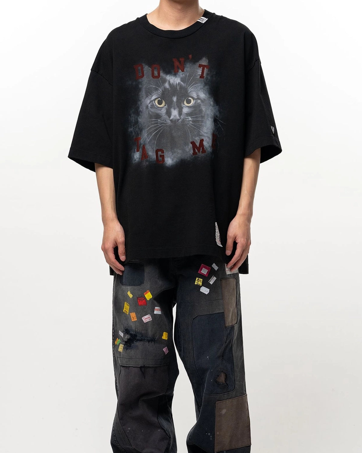 Maison MIHARA YASUHIRO / Cat Printed T-shirt (J17TS823)