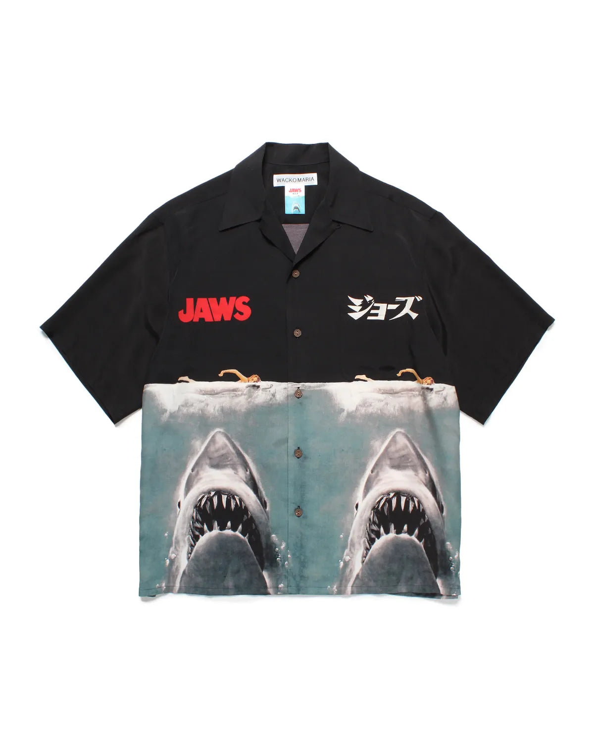 WACKO MARIA × JAWS / S/S HAWAIIAN SHIRT (JAWS-WM-HI01)