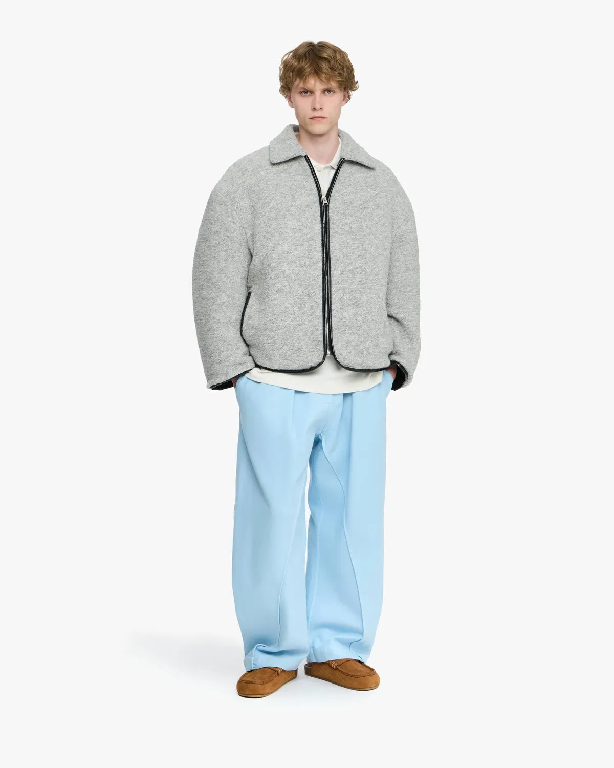 JW ANDERSON / CONTRAST TRIM CASUAL JACKET (596-50012001)