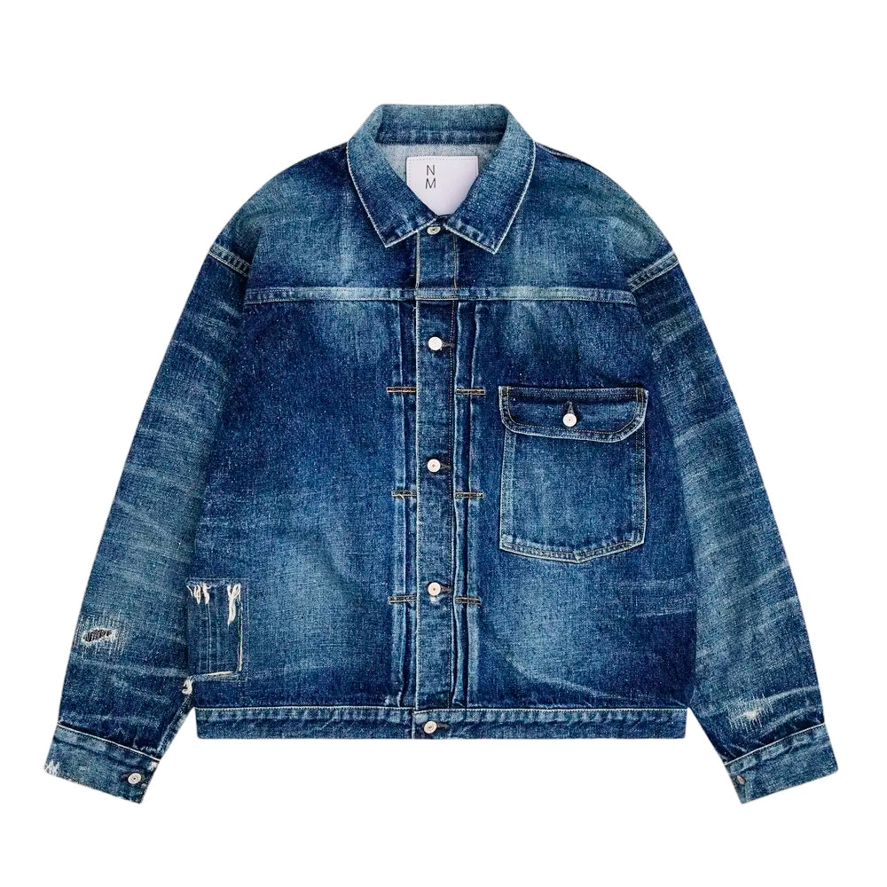 JUNYA WATANABE MAN 20SSシワ加工英字新聞プリントジャケット JUNYA WATANABE MAN 20SSシワ加工英字新聞プリントジャケット
