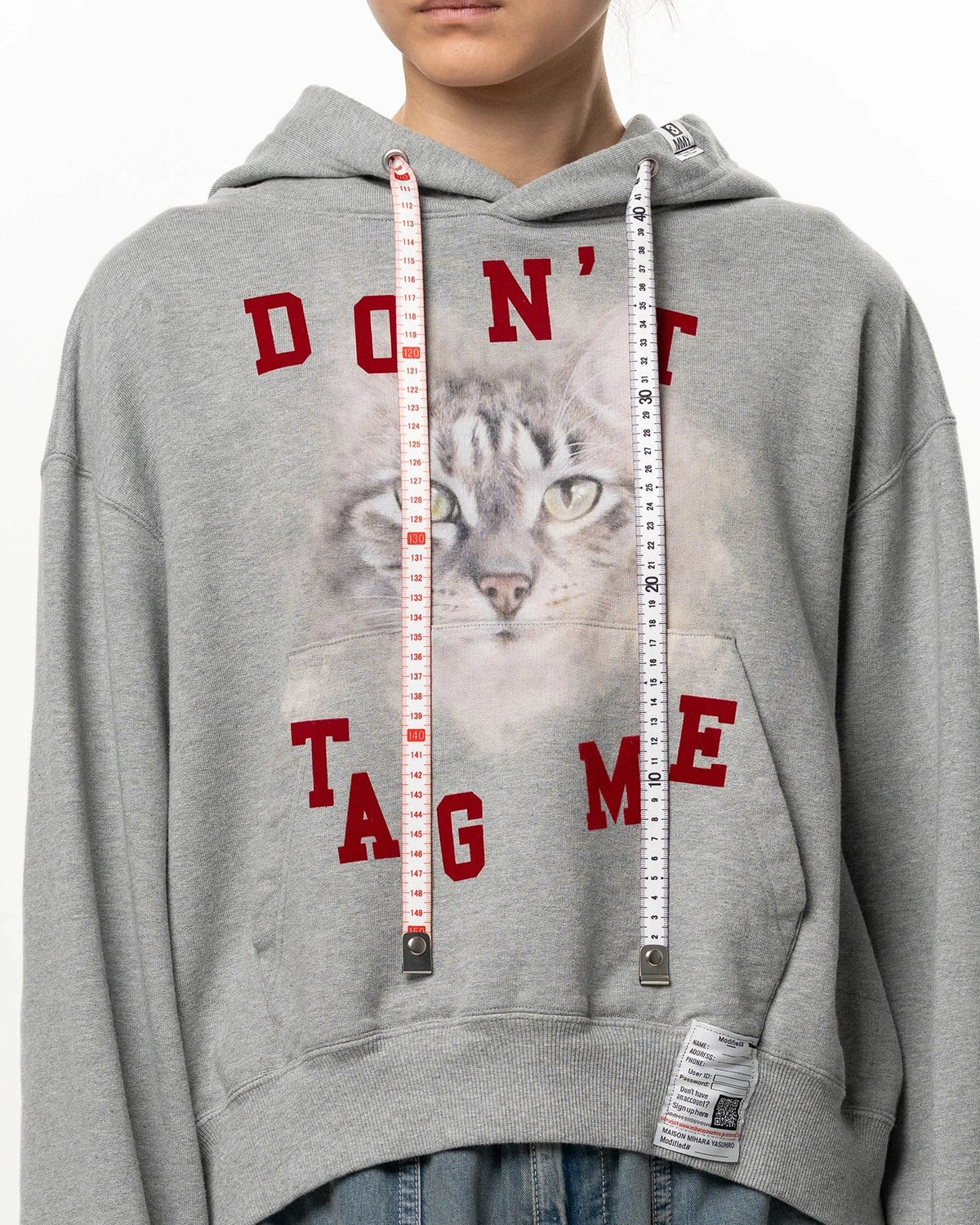 Maison MIHARA YASUHIRO / CAT PRINTED HOODIE (K17HD741)