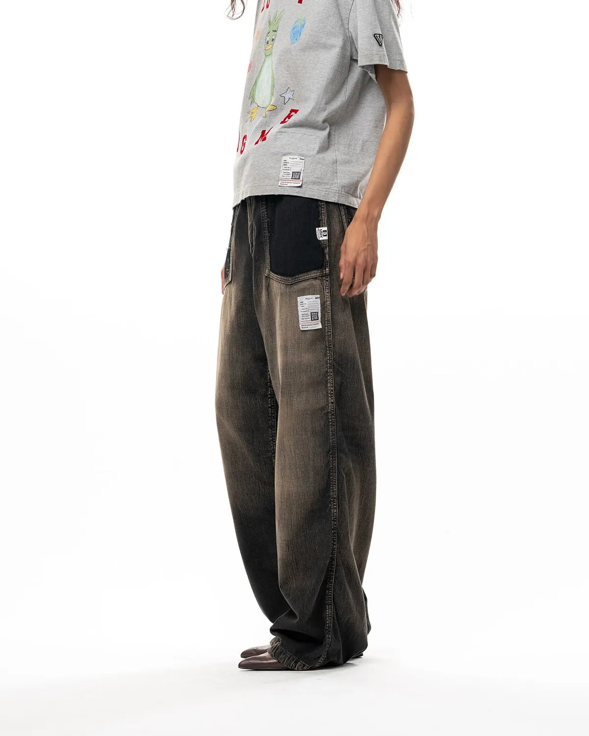 Maison MIHARA YASUHIRO / Cut-Out Pocket Denim Pants -Women's- (K17PT361)