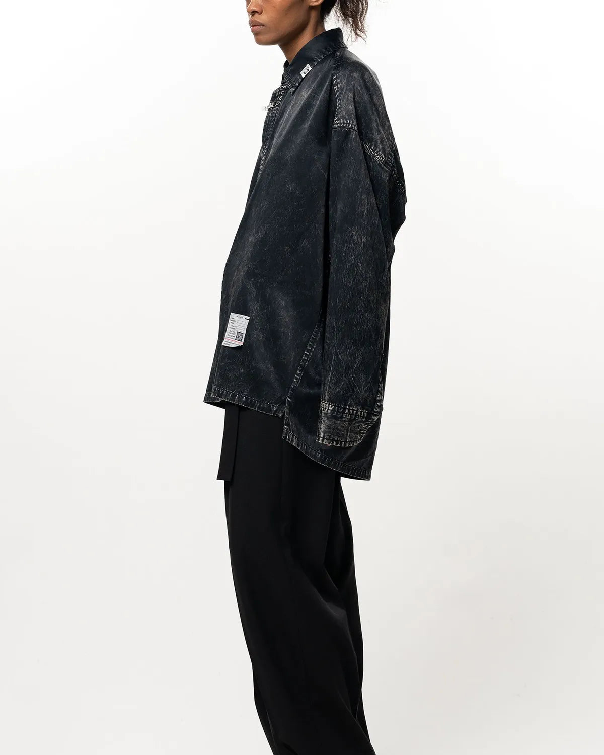 Maison MIHARA YASUHIRO / Vintage Like Satin Shirt (K17SH403)