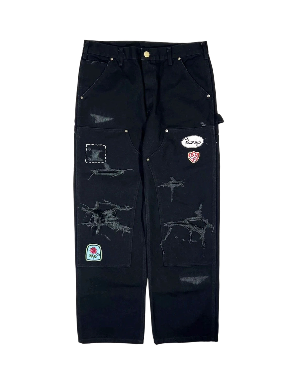 KAMIYA × REGGAWS EXCLUSIVE / BORO PAINTER PANTS for REGGAWS (G15RG101)