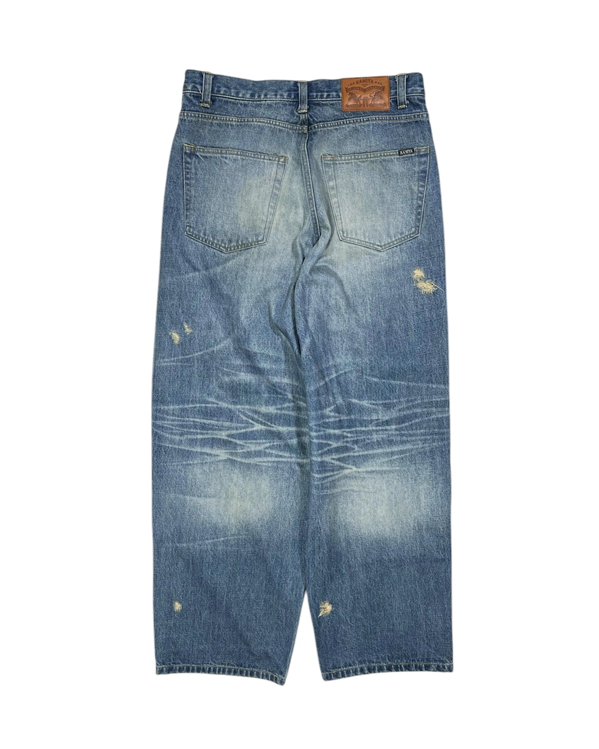 KAMIYA / Denim Wide Pants (G14PT036)