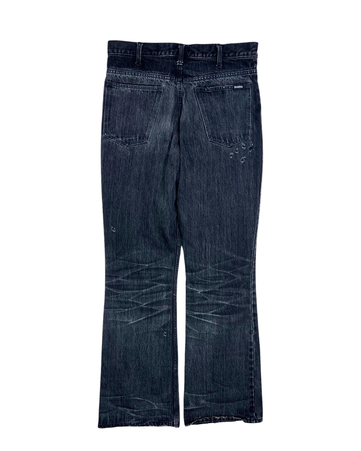 KAMIYA / DENIM FLARE PANTS (G14PT037)
