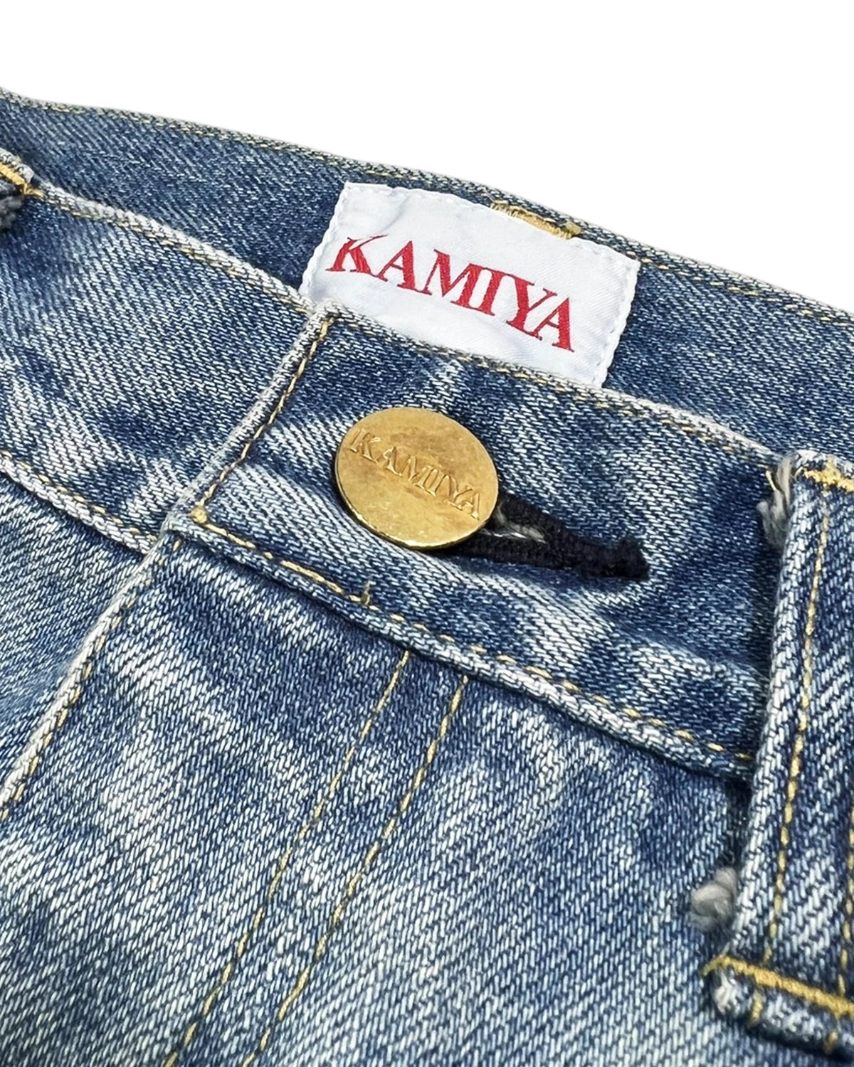 KAMIYA / DENIM FLARE PANTS (G14PT037)