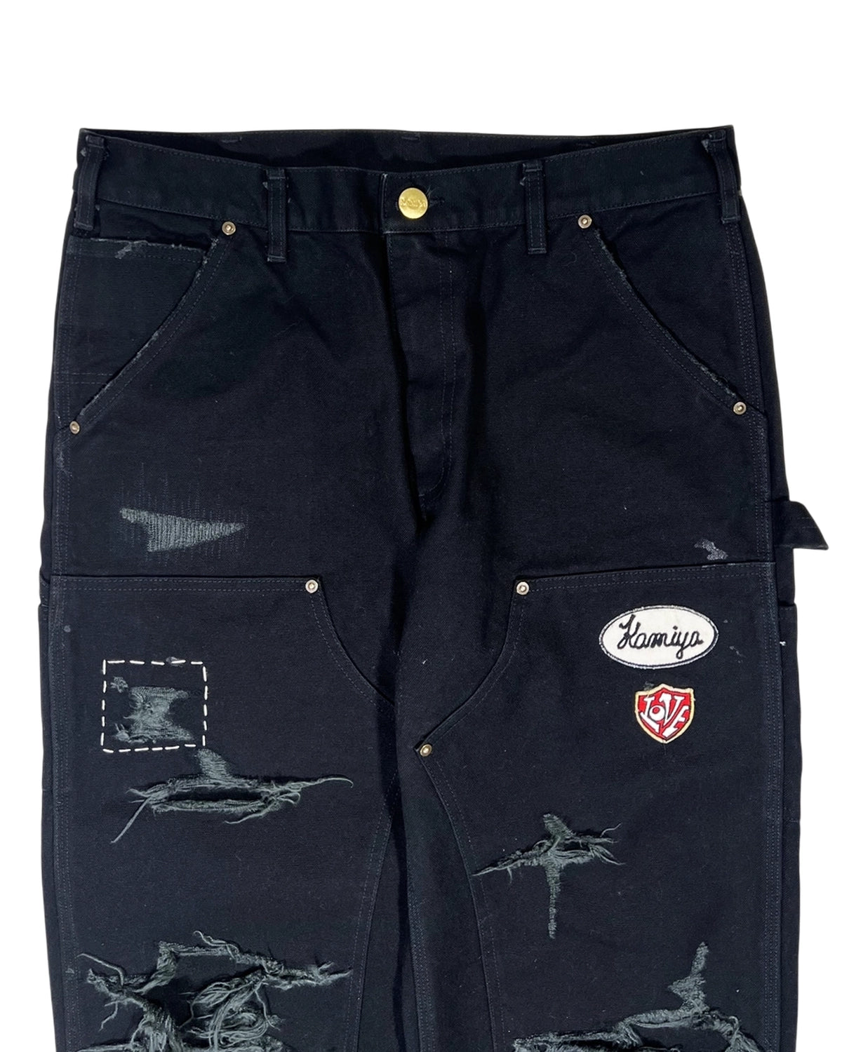 KAMIYA × REGGAWS EXCLUSIVE / BORO PAINTER PANTS for REGGAWS (G15RG101)