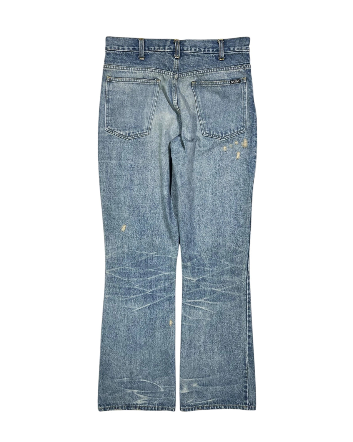 KAMIYA / DENIM FLARE PANTS (G14PT037)