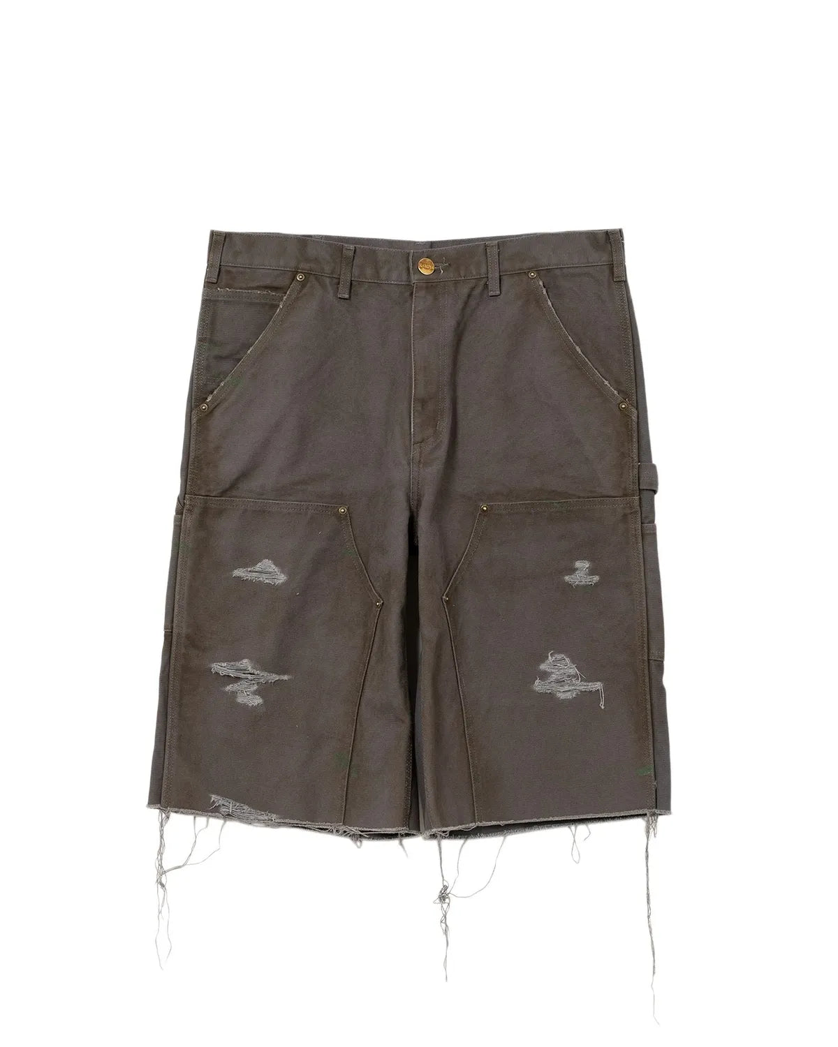 KAMIYA の BORO Duck Painter Bermuda Pants (G14PT093)