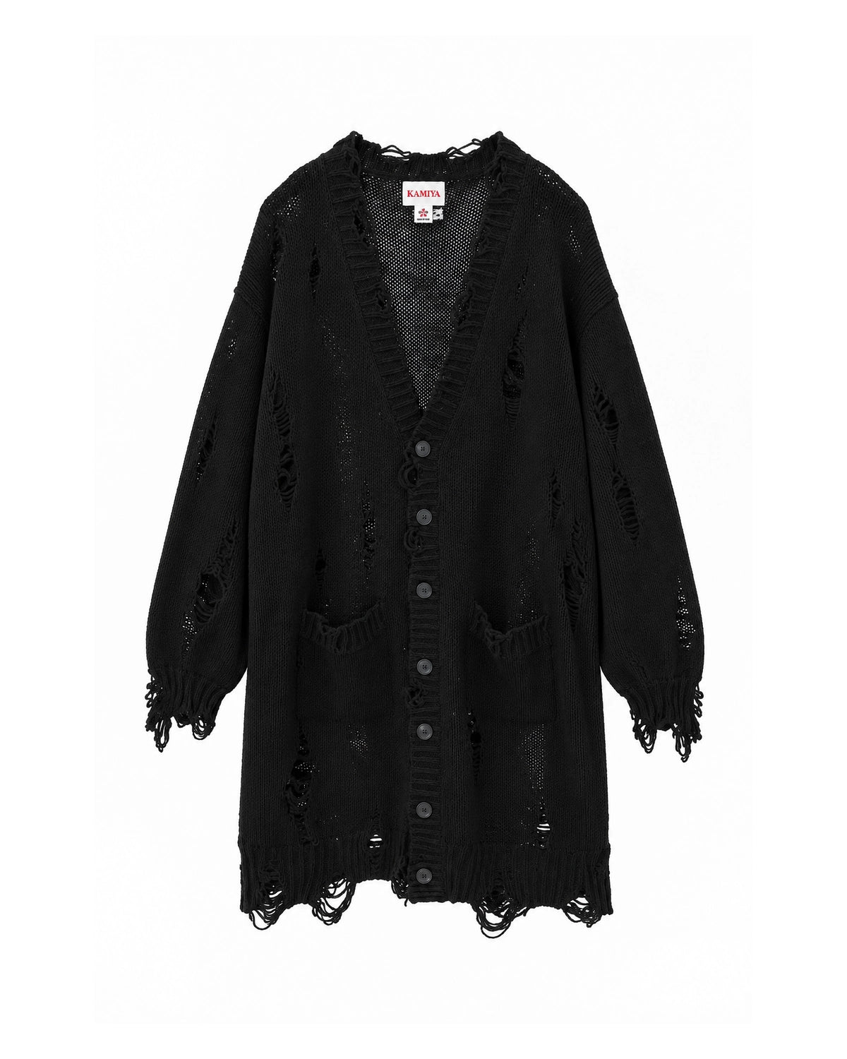 KAMIYA / Damaged Low Gauge Long Cardigan | 公式通販・JACK in the NET