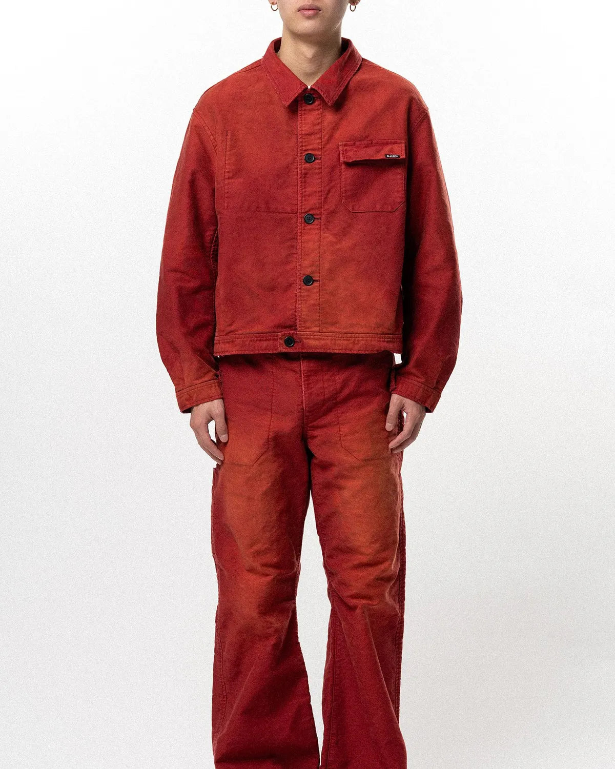 KAMIYA の Distressed Moleskin Work Jacket (G16BL019)