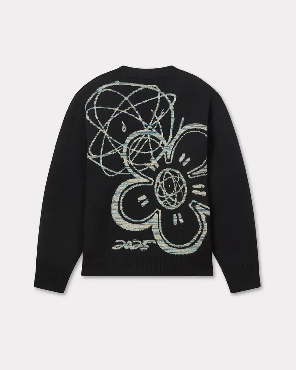 KENZO × Futura の 'Kenzo x Futura 2000' genderless cardigan in wool (FF68CA7513CJ)